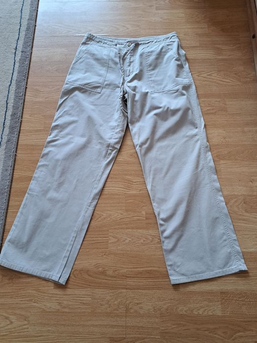 Spodnie beżowe szerokie Dunnes Stores r.40