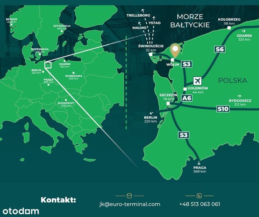 Działka inwestycyjna 19ha lub mniej przy drodze S3 – pohled 6