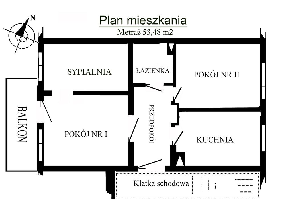 Sprzedam mieszkanie w Białej Podlaskiej przy ul Kopernika. - Widok 2