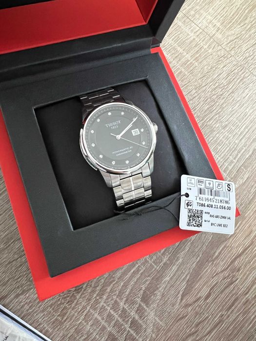 Годинник Часы Tissot Luxury Diamonds Powermatic 80 T086.408.11.056.00