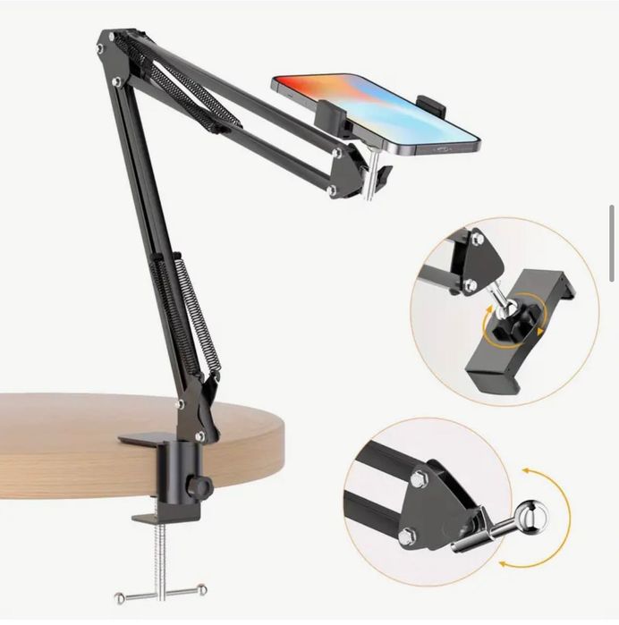 Штатив настільний на струбцині  для телефону