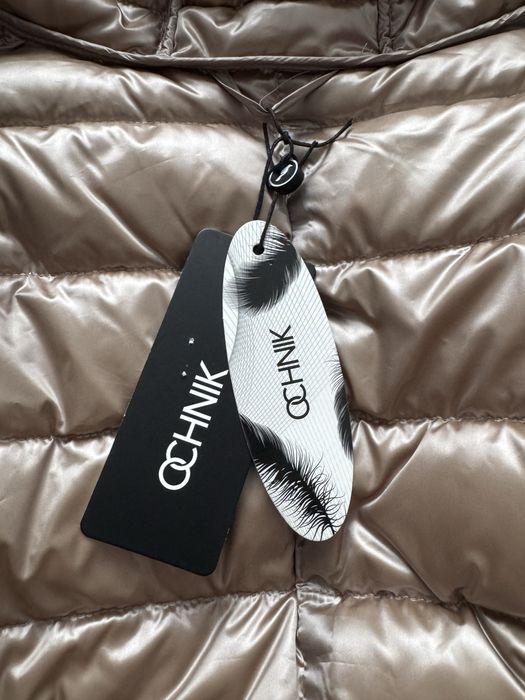 Kurtka puchowa ochnik puchni pierze pikowana