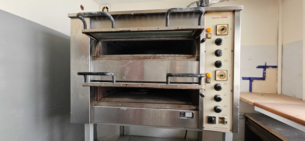 Piec do pizzy Rodex dwie komory 75×75cm + stelaż