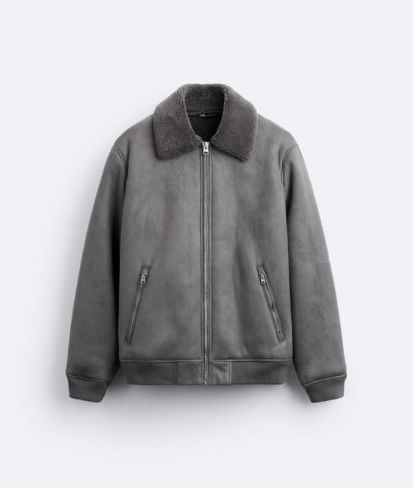 Чоловіча зимова дублянка ZARA