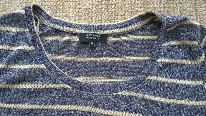 dzianinowa bluzka ciążowa, tunika L/XL