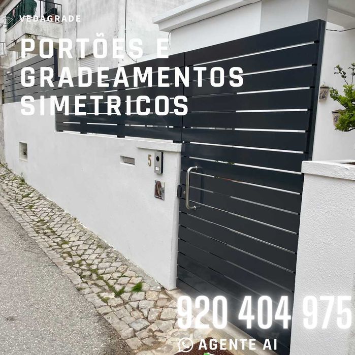 Portões de aluminio
