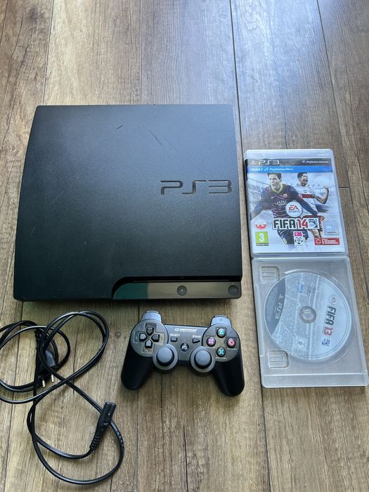 Konsola Ps3 slim 298gb +pad+gry