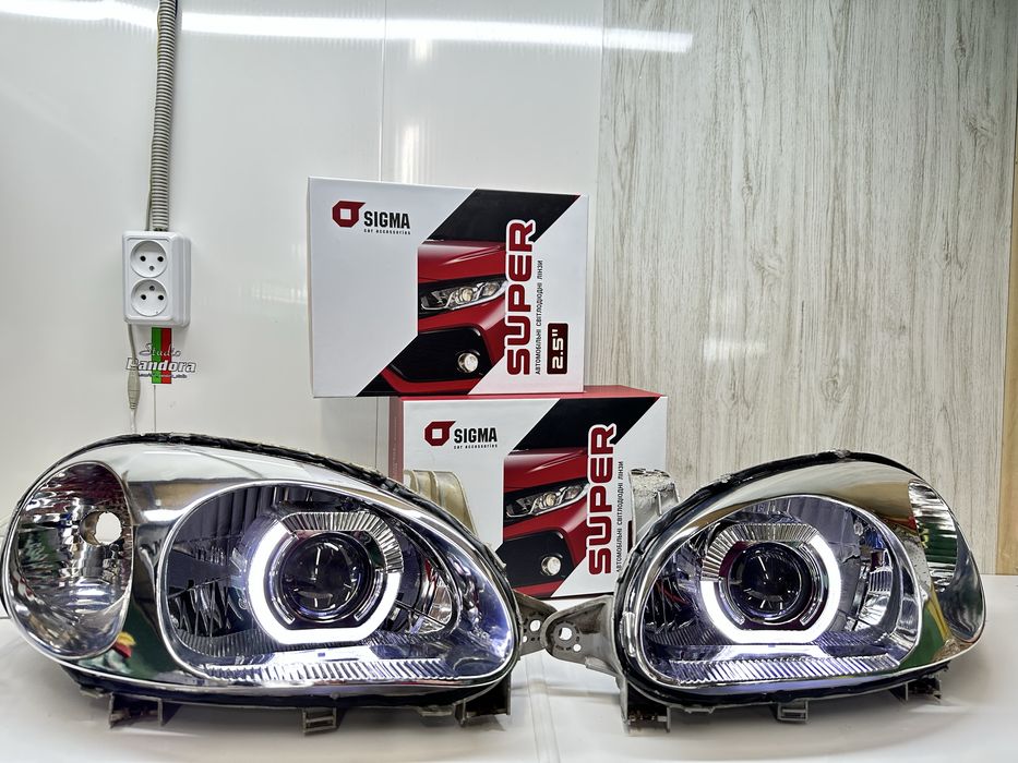 Фара на ланос туманки на lanos  фары на lanos стопы Ланос тюнинг