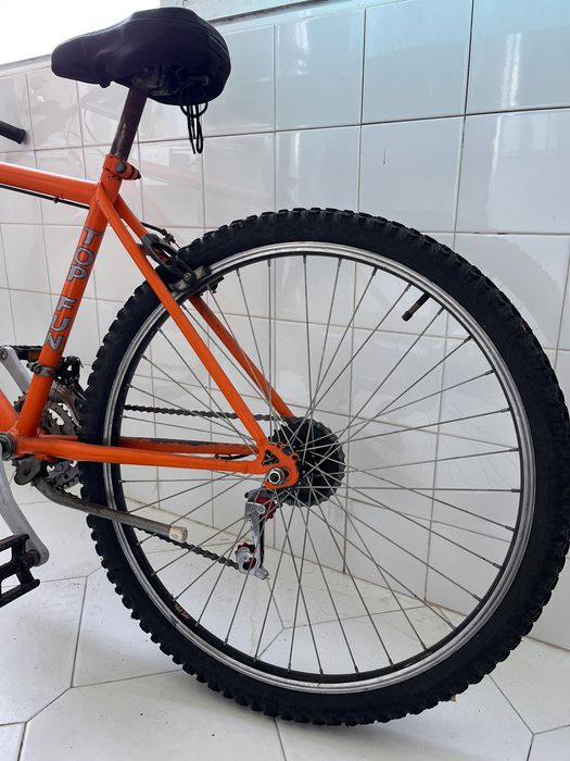 Bicicleta funciona e ninguém a vai roubar.