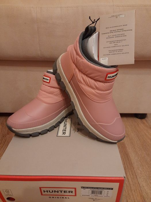Женские зимние сапоги  ботинки черевики Hunter р.39 р.38 оригинал