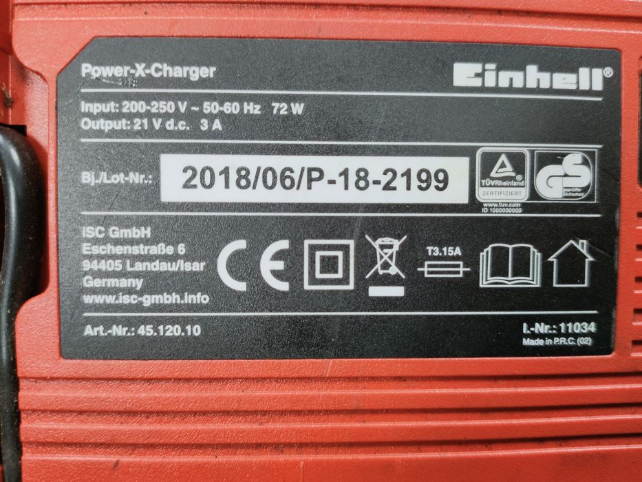 Bateria e carregador Einhell