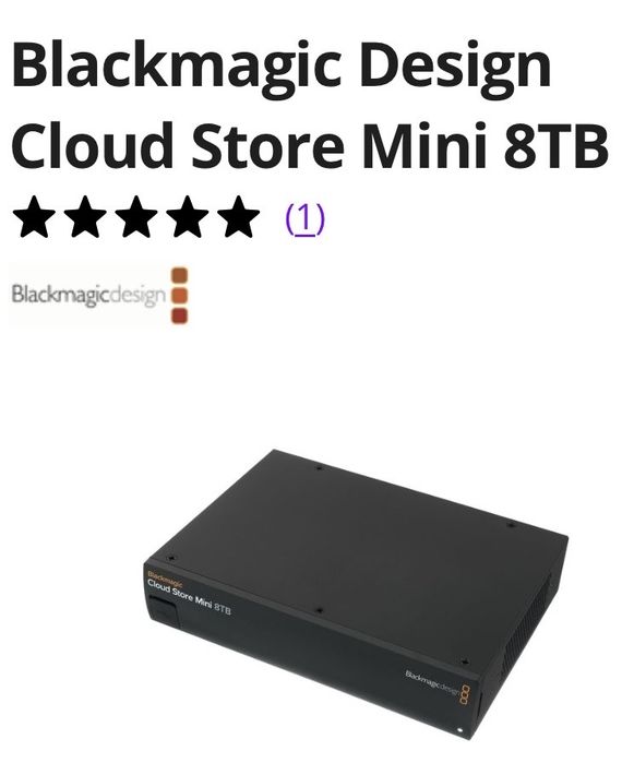 Blackmagic Cloud Store Mini