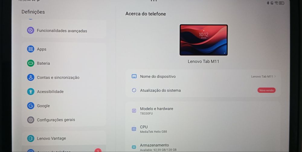 Vendo Lenovo Tab M11
