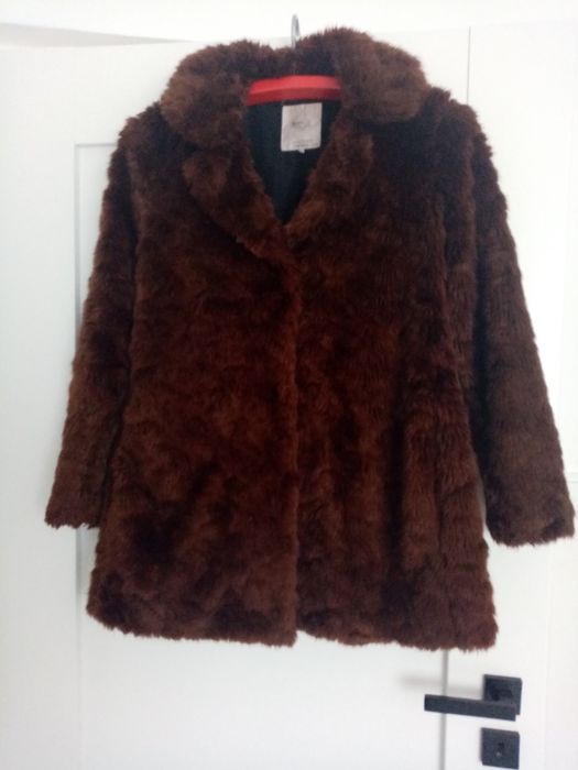 Płaszcz futerko ZARA