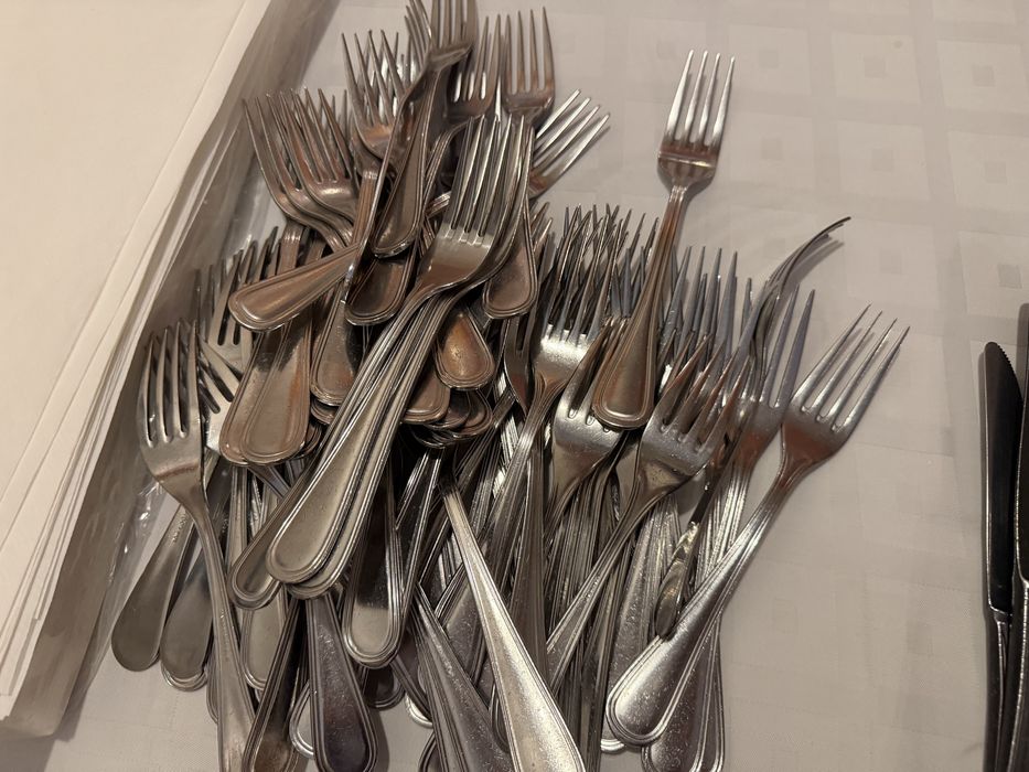 Lote de talheres para restaurante