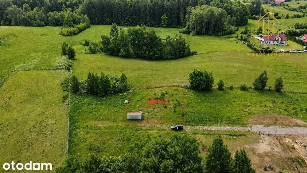 Działka budowlana Różnowo 900m - Widok 2