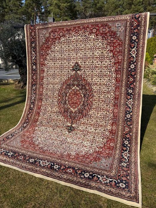 Vintage Dywan Wełniany Perski Indo Bidjar 345x245 galeria 10 tys