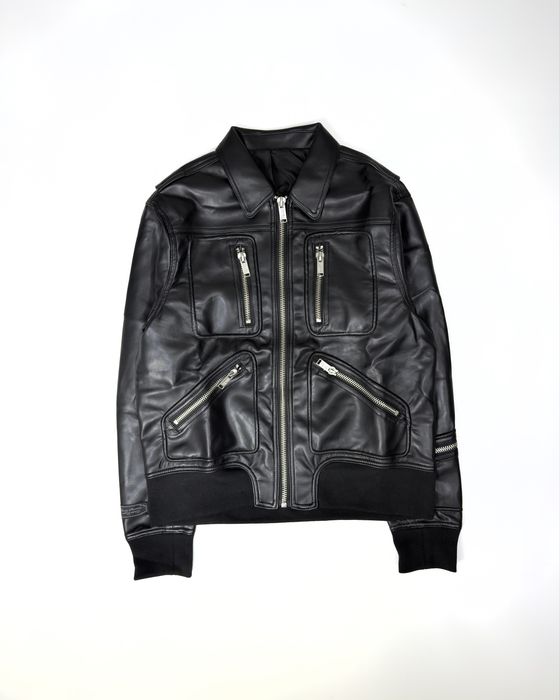 Шкіряна куртка Undercover jacket undercover black косуха undercover opium archive erd black jacket S M