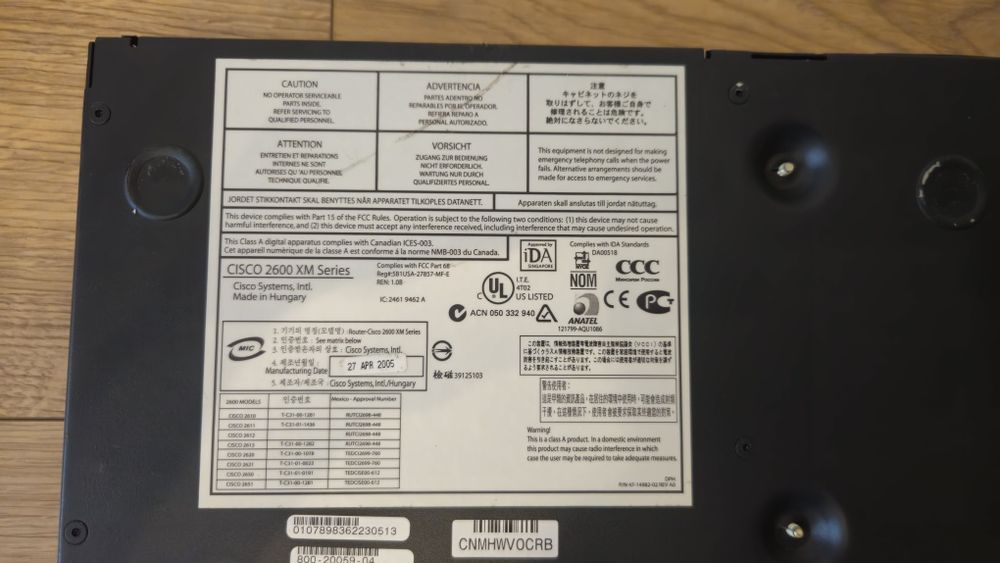 Router Cisco 2651XM
