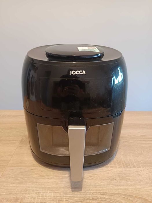 Air Fryer da JOCCA  de 7,4L preta c/janela, usada