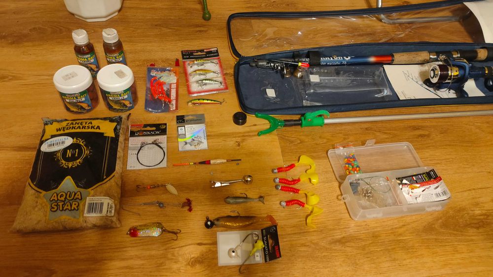 Sprzedam zestaw gotowy uniwersalny wetkarski.