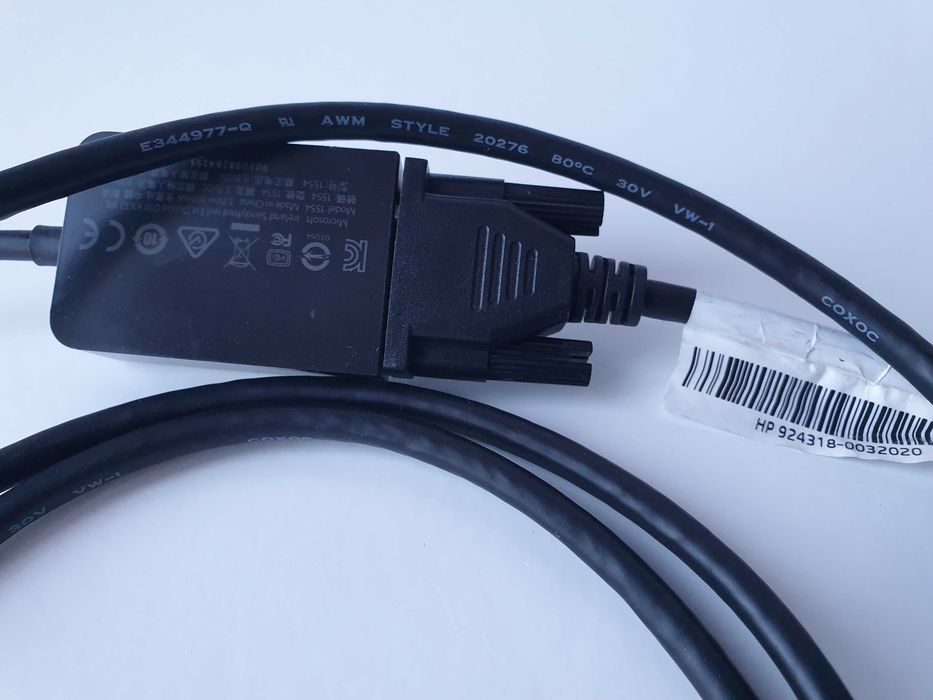 кабель Mini DisplayPort to  VGA Thunderbolt Microsoft Surface 1554  VGA HP 1.8м