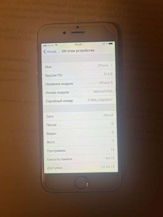 Продам iPhone 6 на 64