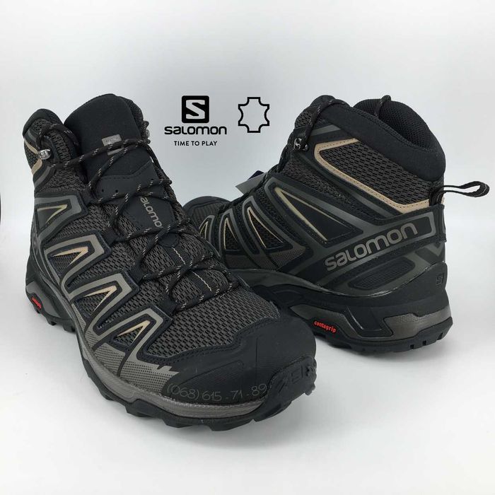 Мужские кожаные летние ботинки берцы SALOMON X Ultra 3 aero 46 оригинал