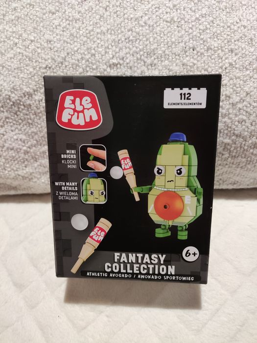Elefun mini klocki awokado sportowiec