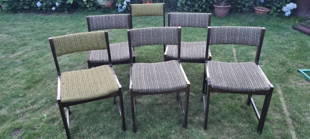 Krzesło tapicerowane NYSA PRL 6szt