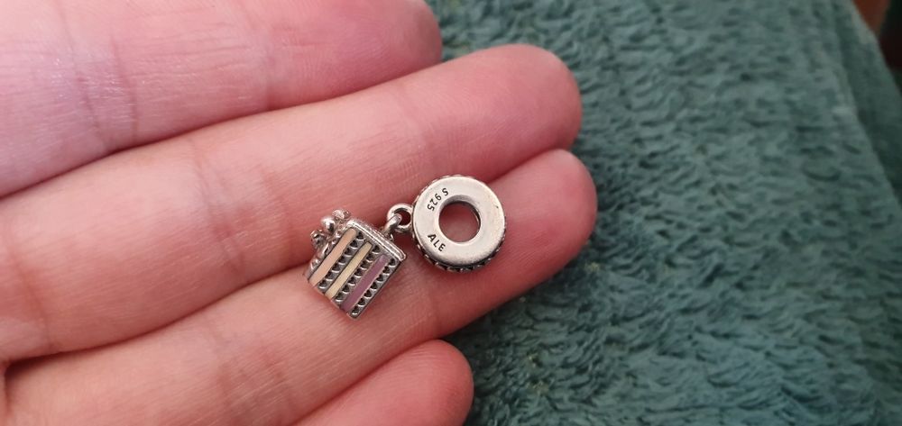 Charms zawieszka Pandora kawałek tortu  urodziny