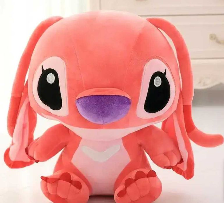 Велика м'яка плюшева іграшка Стіч (Ангел) 90 см