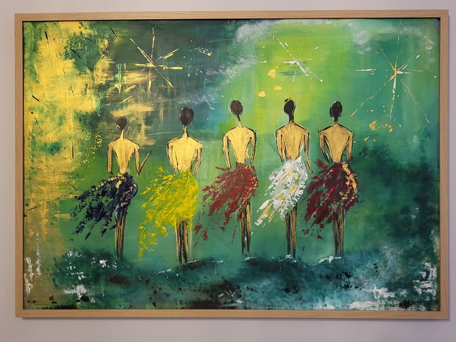 Obraz akryl na płycie 95x75 cm -  "Strażniczki światła"