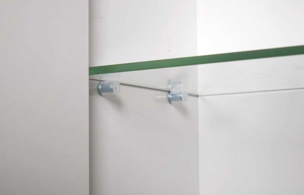 Szafka Łazienkowa Lustrem LED Gniazdko 60x75 BIAŁY POŁYSK Schildmeyer