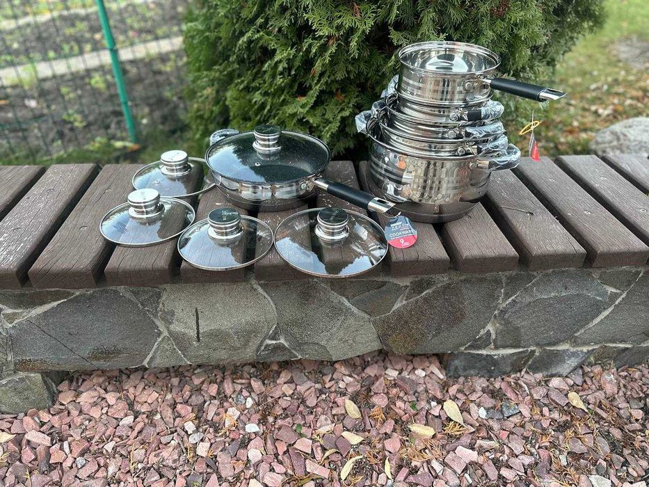 Набор посуды, каструль 1️⃣2️⃣предметов из нержавеющей стали. Германия