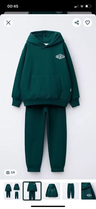 Костюм спортивний утеплений Zara, розмір ; 34; 140 новий