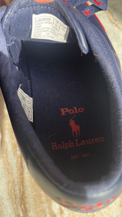 Ténis Polo Ralph Lauren Navy — Novos 41