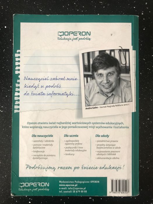 Informatyka Ciekawi świata 1. Podręcznik, zakres rozszerzony, CD.