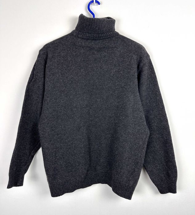 Sweter wełniany CAMEL ACTIVE golf męski szary casual boxy r. M