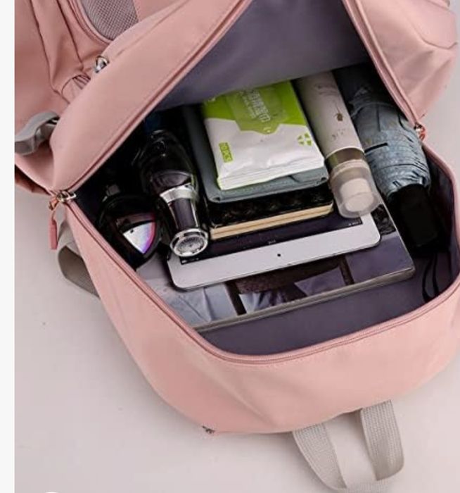 Plecak na laptopa,szkolny,codzienny. Różowy