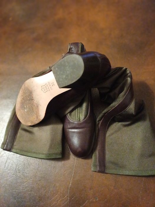 Botas italianas castanas como novas