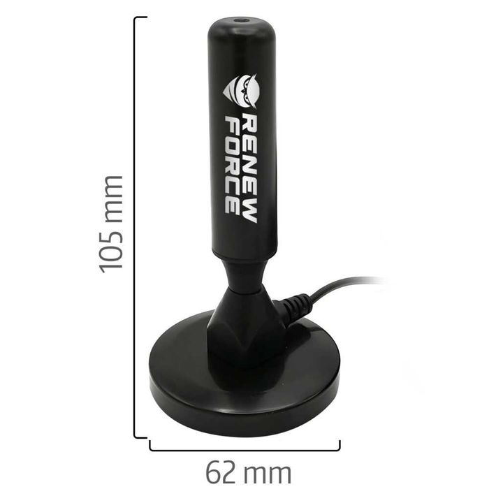 Antena Wewnętrzna do Telewizji Naziemnej VHF 170-230 Mhz FULL HD i 4K.