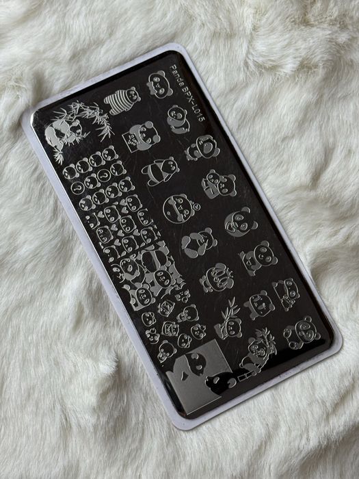 Blaszka do stempli do paznokci