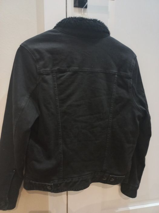 Kurtka jeans czarna