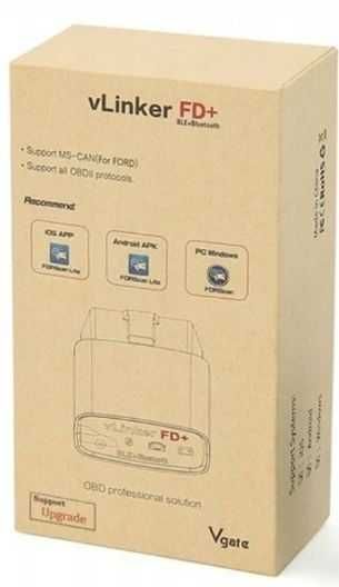 NOWY  |  Vgate vLinker FD+ plus OBD2 Bluetooth 5.0 | CAN FD | FORScan | ELM327 | Android / iOS / Windows | Nowy