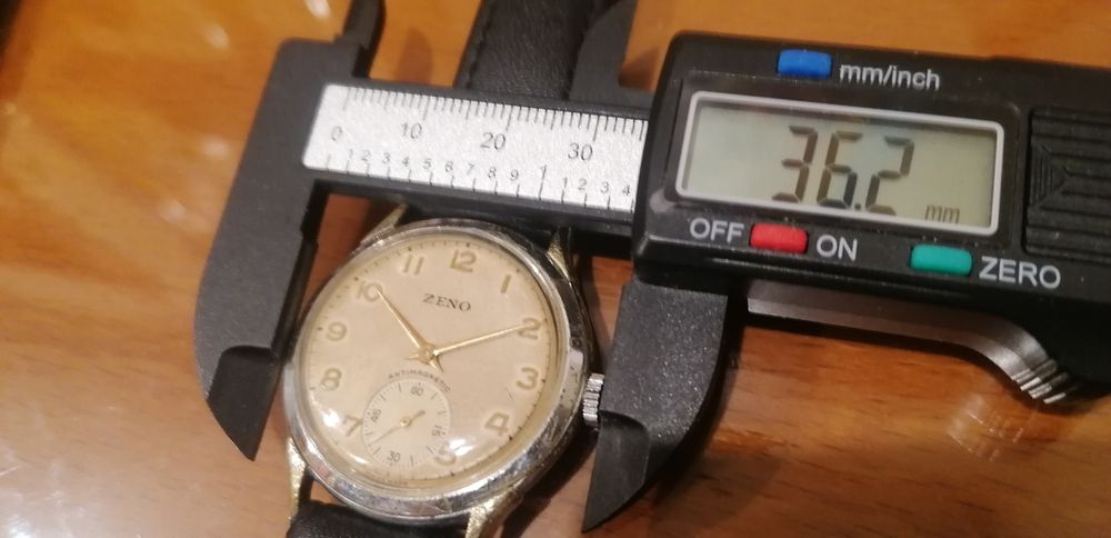 Relógio Zeno antigo corda manual cal. .