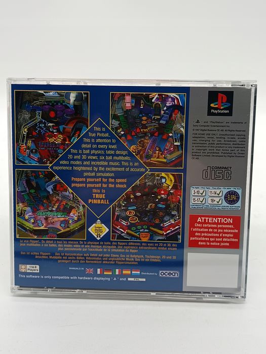 gra true pinball psx ps1 sony playstation (psx) nowe pudełko zastępcze
