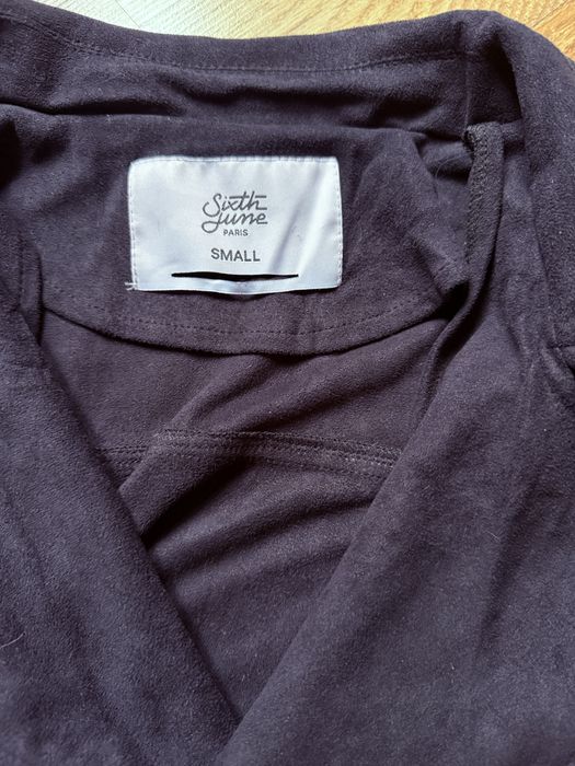 Ramoneska sztuczny zamsz 36