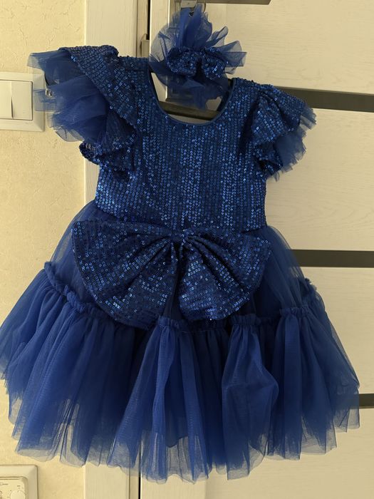 Детское нарядное платье на возраст от 0,6 мес до года