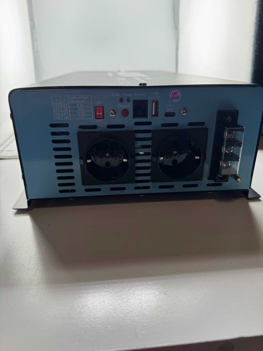 OLTEANP 4000W czyst falownik sinusoidalny przetwornica 12V do 230V usb